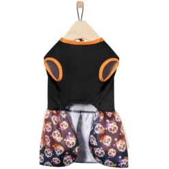 Frisco Sweet & Spooky Ruffle Skull Dog & Cat Dress -FRISCO Sales 335161 PT5. SY630 V1658346512