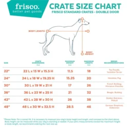 Frisco Fold & Carry Double Door Collapsible Wire Dog Crate -FRISCO Sales 88786 PT2. SY630 V1568052790