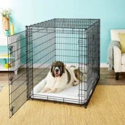 Frisco XX-Large Heavy Duty Double Door Wire Dog Crate, 54 inch